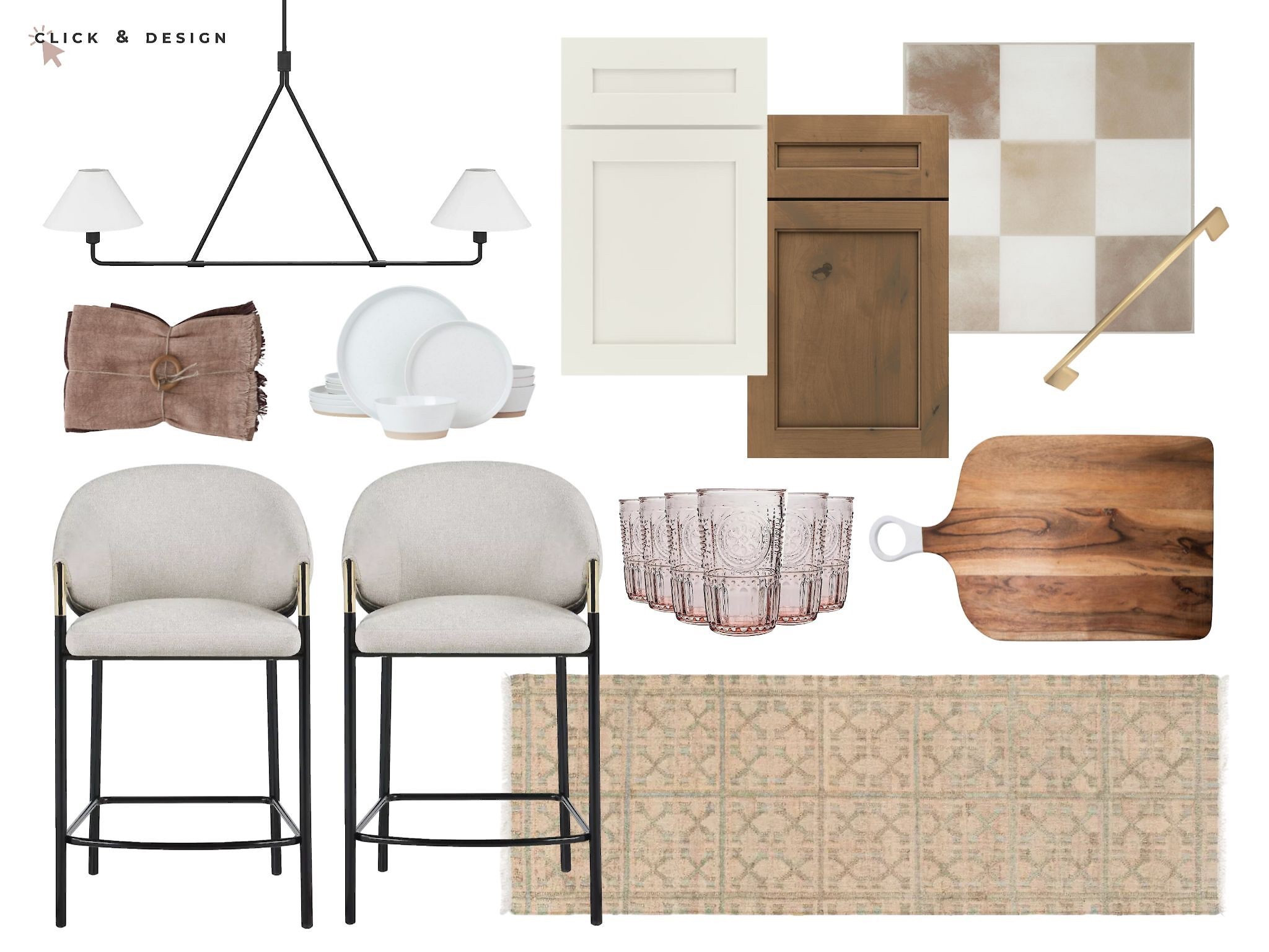 Neutral kitchen with renter friendly backsplash! 

#LTKFamily #LTKHome