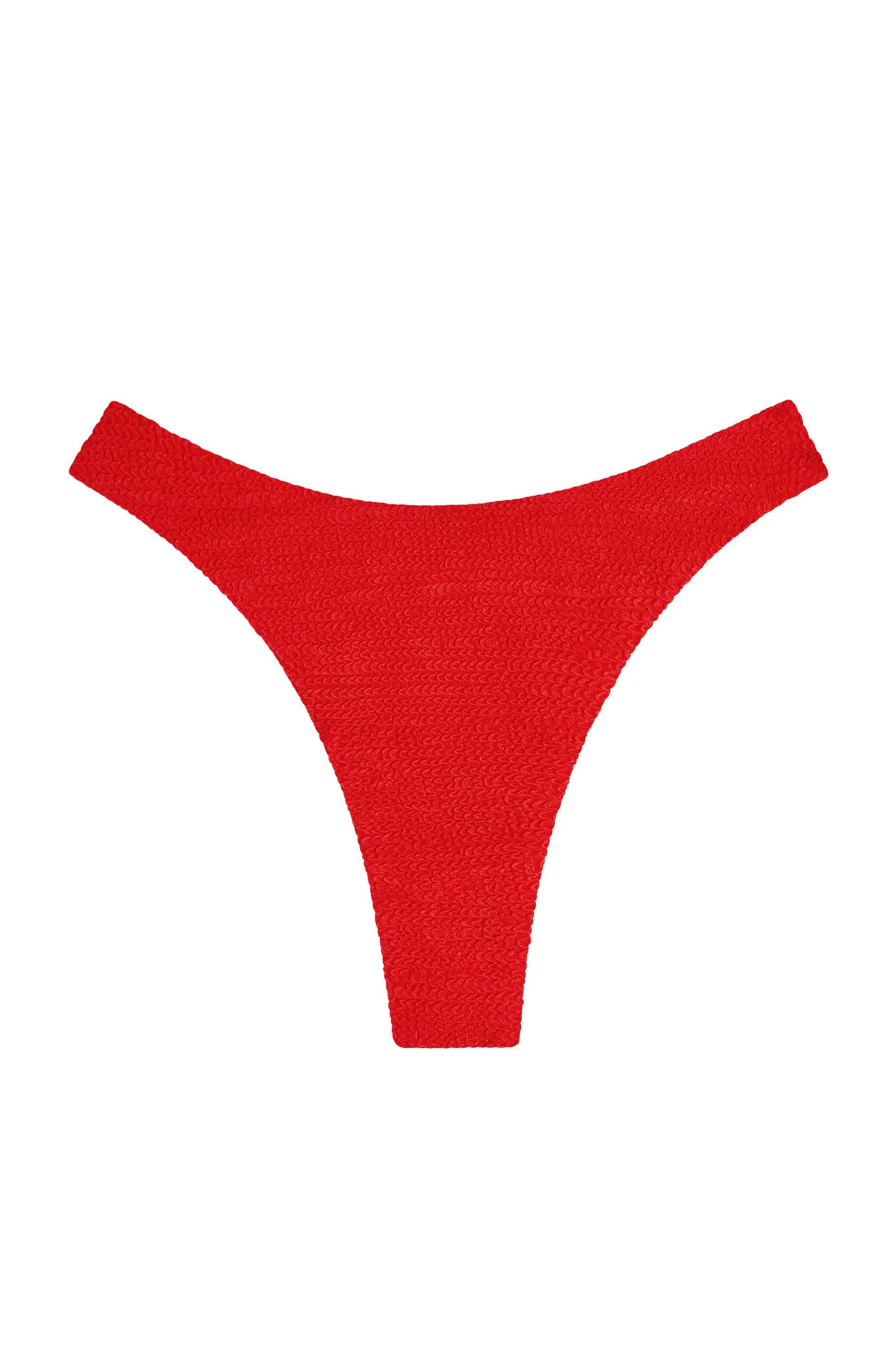 Capri Thong - Chili Pepper Crinkle | Monday Swimwear