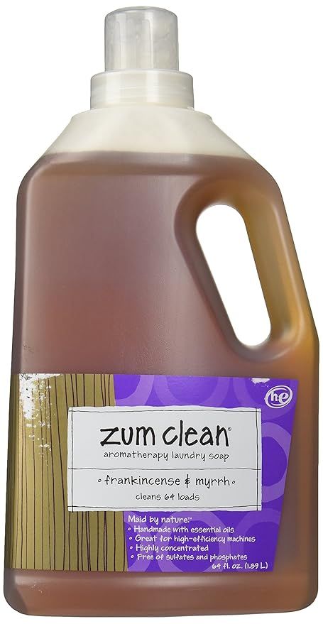 Indigo Wild Zum Clean Laundry Soap Frankincense Myrrh,64 fl oz | Amazon (US)