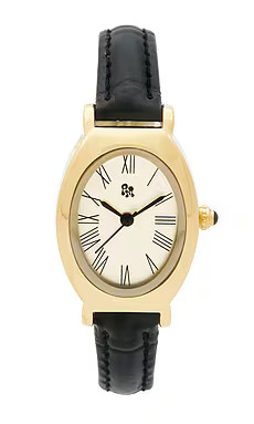 petit moments Saldana Watch in Black Croc from Revolve.com | Revolve Clothing (Global)