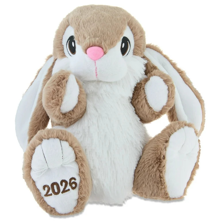 Large 2026 Hopster Bunny Plush, Brown, 14", Easter by Way To Celebrate | Walmart (US)
