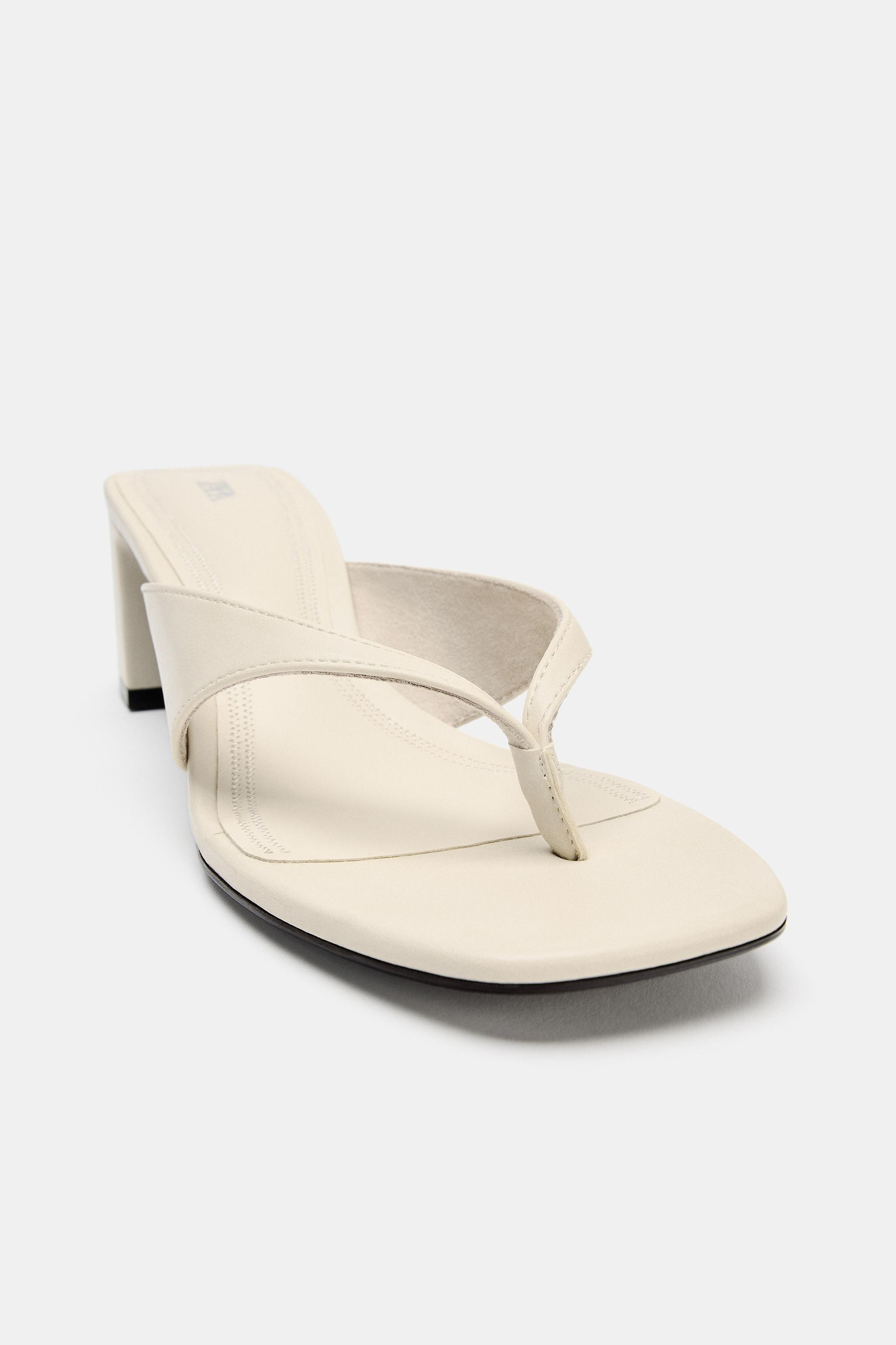 WIDE HEEL SANDALS | Zara US