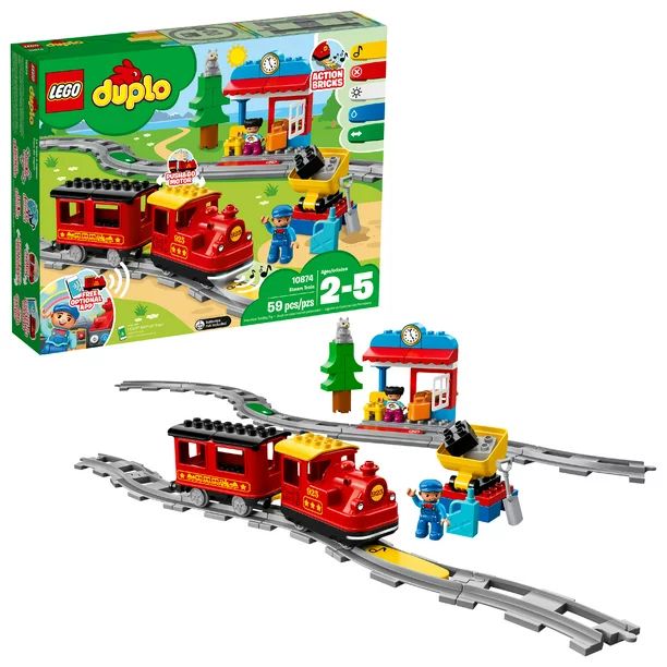 LEGO DUPLO Town Steam Train 10874 Building Set (59 Pieces) | Walmart (US)