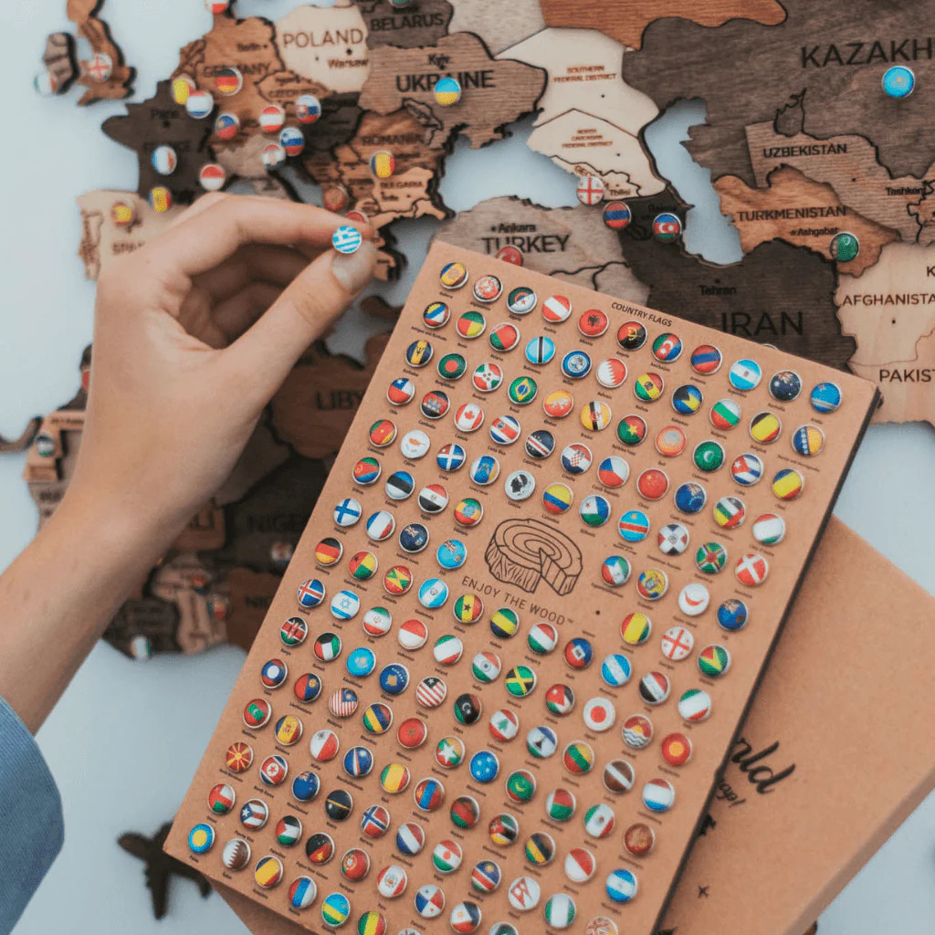 Flag Push Pins - for USA only | Enjoythewood