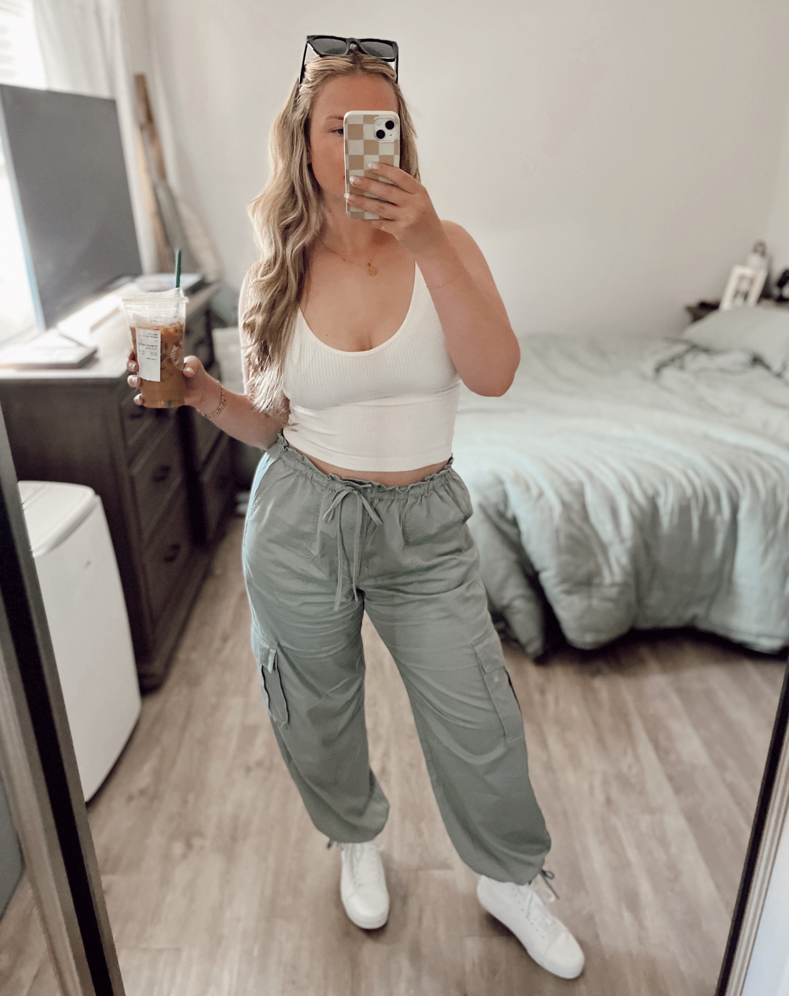 In my loose pants era ✨ 5’9” size 10/12 wearing large in pants and tank, size 9.5 shoes 🤍
Abercrombie
Vans
Old Navy 
Amazon
Target

#LTKcurves #LTKsalealert #LTKxNSale