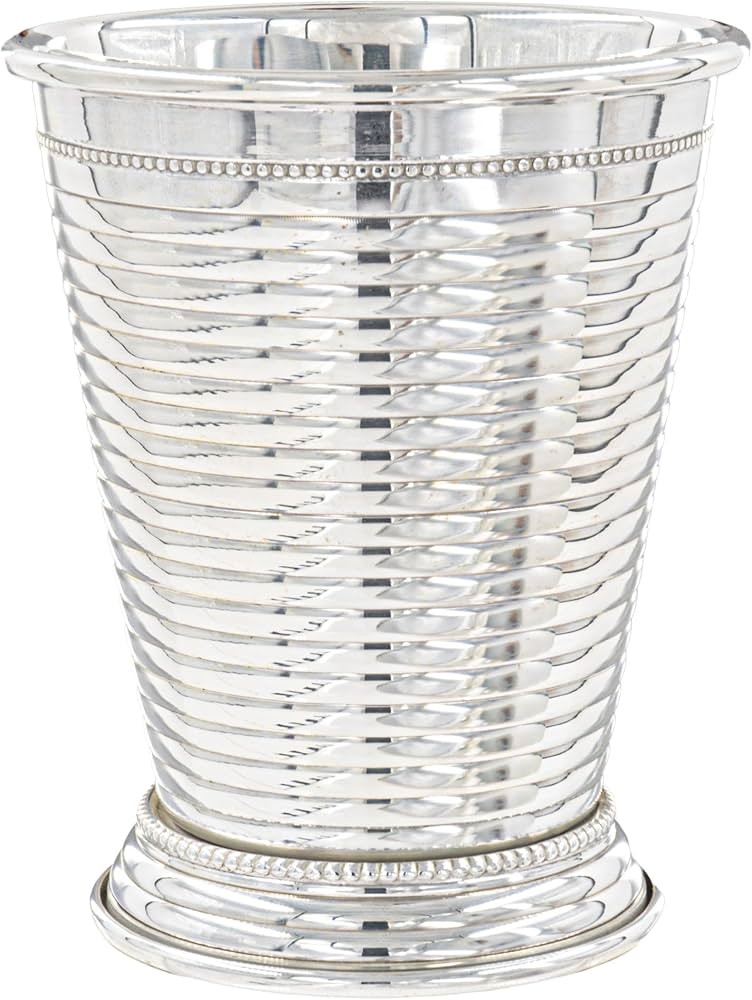 Prince of Scots Fluted Silver Julep Cup | Handmade Stainless Steel Cocktail Tumbler | Elegant 12 ... | Amazon (US)