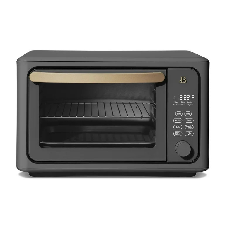 Beautiful 6 Slice Touchscreen Air Fryer Toaster Oven, Oyster Grey by Drew Barrymore - Walmart.com | Walmart (US)