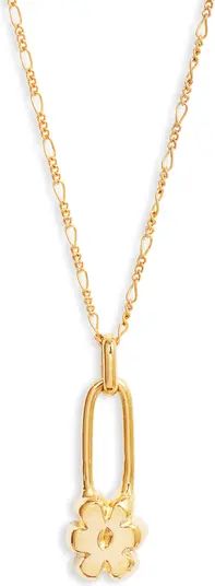 Flower Pin Pendant Necklace | Nordstrom