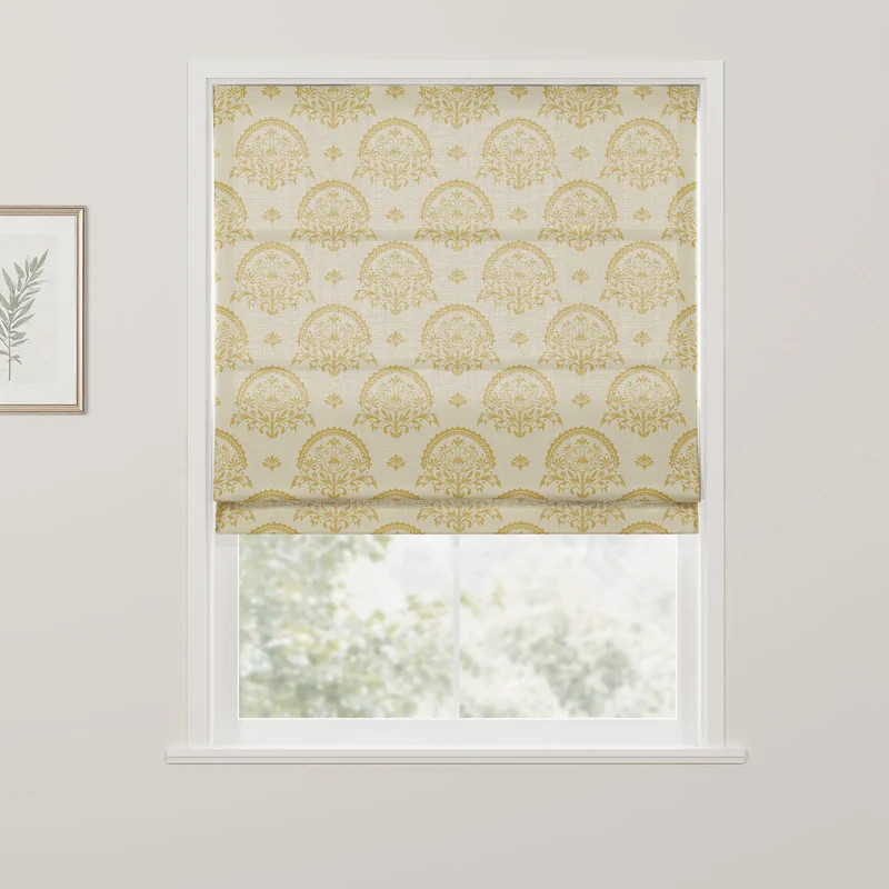Sabrina Ramkhelawan Canyon Grove Cotton Roman Shade Cordless | TWOPAGES