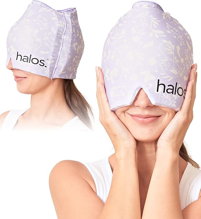 MyHalos® Migraine Relief Cap, 30% Thicker, 2X More Cooling Gel, Stays Colder for Longer, Form Fi... | Amazon (US)