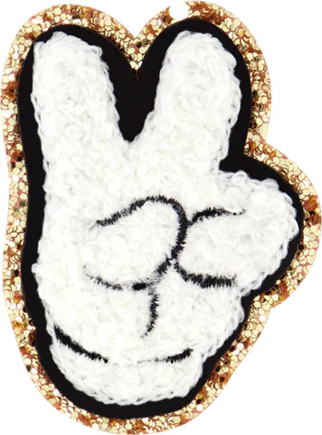 Disney Mickey Mouse Peace Sign Varsity Patch | Stoney Clover Lane