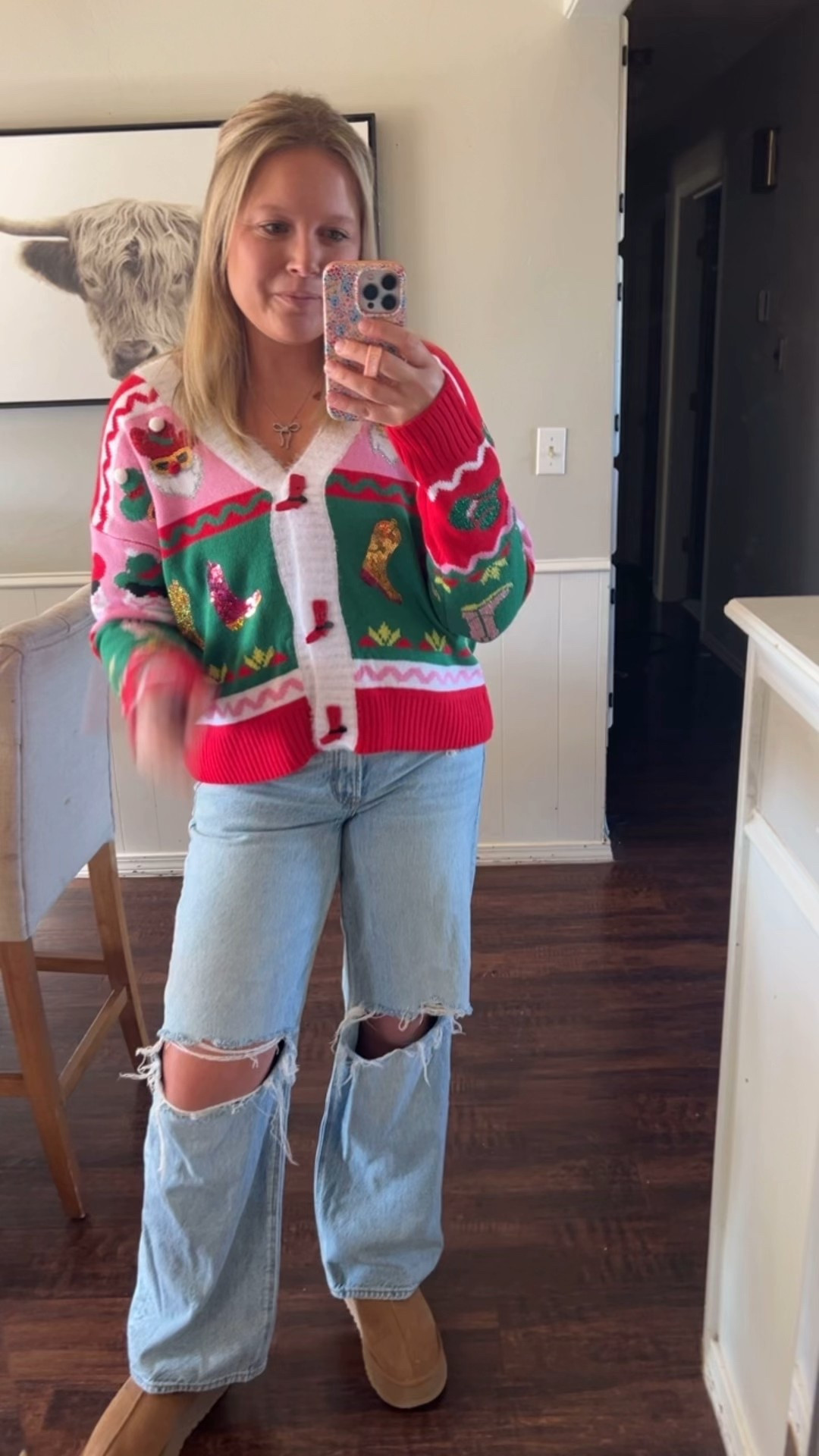 Christmas sweater Christmas party outfit

#LTKHoliday #LTKSeasonal #LTKFindsUnder50