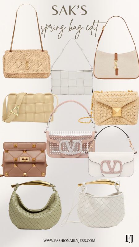 Absolutely loving these luxe bags from Saks! Perfect spring luxe bags! Luxury purse, luxe bags, YSL, Valentino

#LTKitbag #LTKstyletip #LTKFind