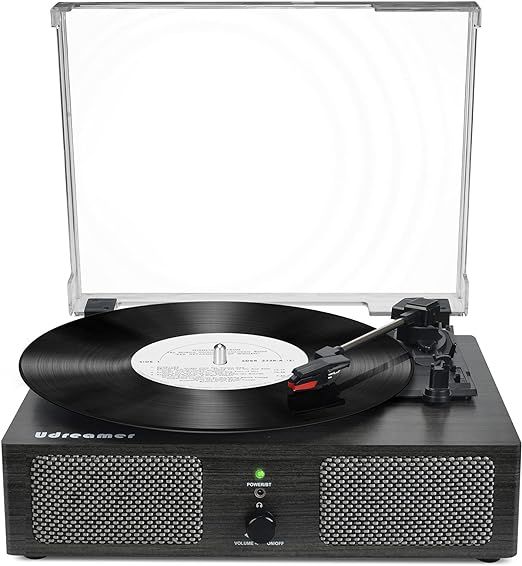 Record Player for Vinyl with Speakers Wireless Turntable for Records Vintage Portable LP Player w... | Amazon (US)