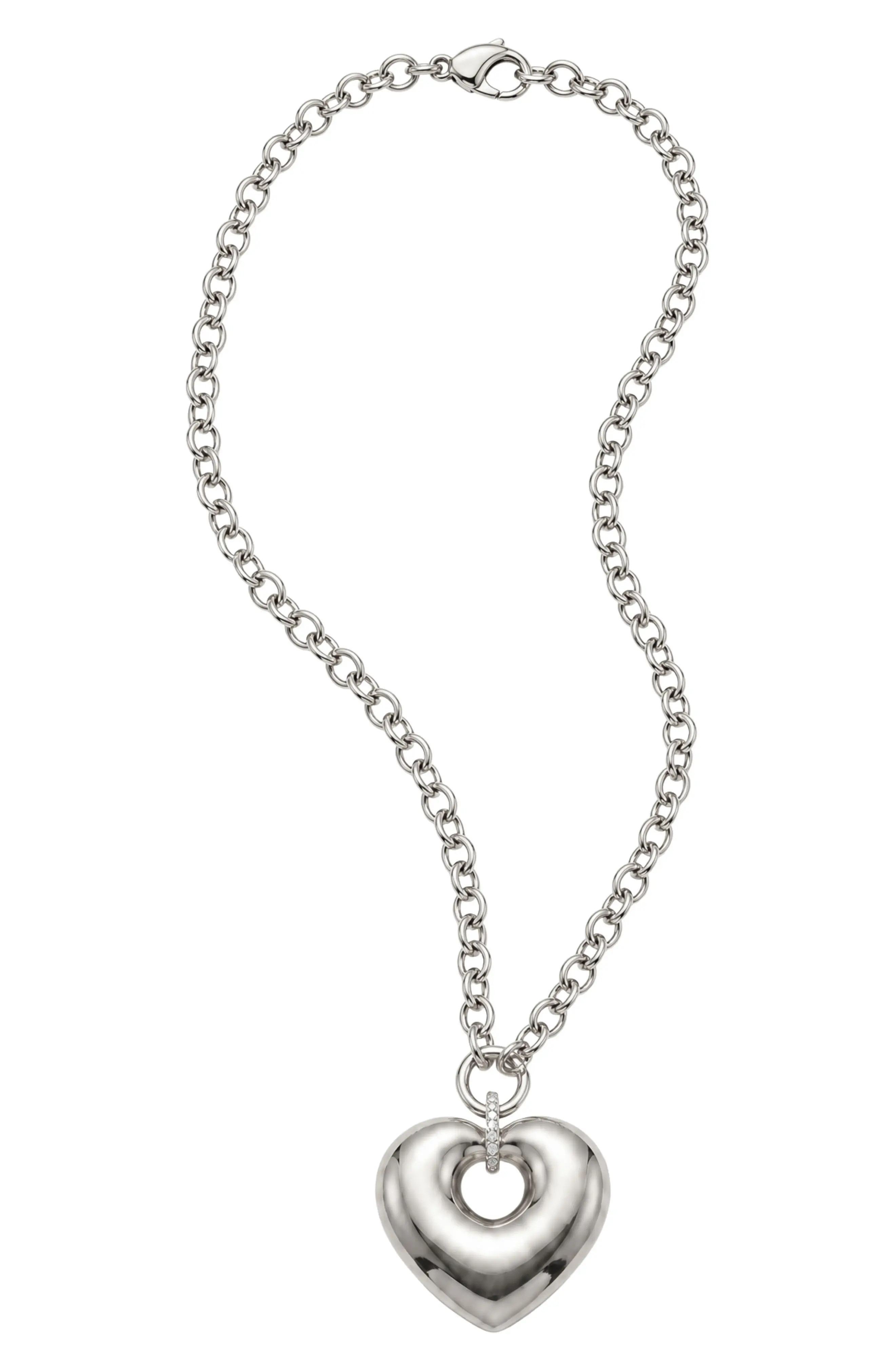 Puffy Heart Pendant Necklace (Women) | Nordstrom | Nordstrom