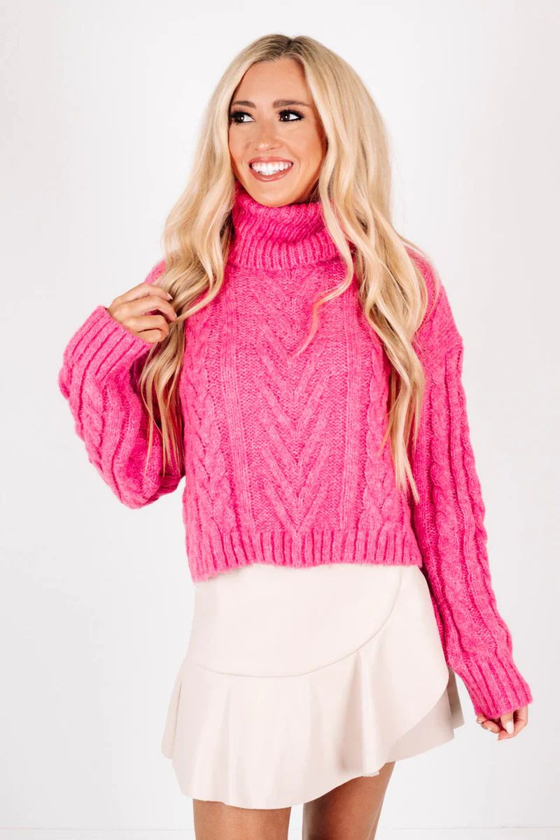 Cuddle Up Sweater - Pink | The Impeccable Pig