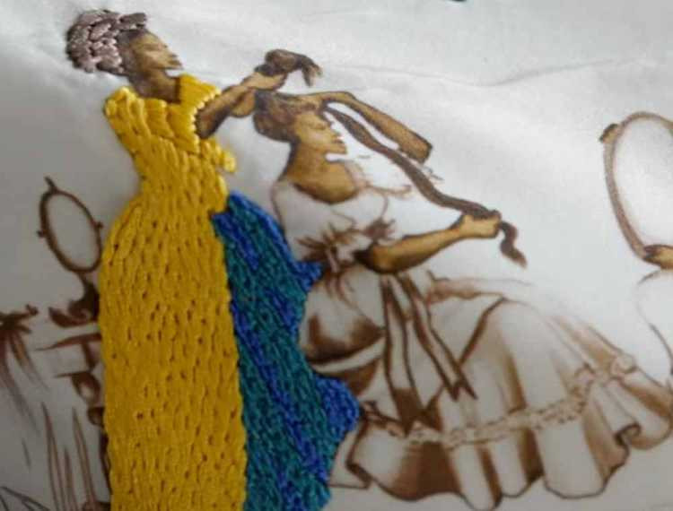 Sheila Bridges x Williams Sonoma Home Harlem Toile Print & Embroidered Pillow Cover | Williams-Sonoma