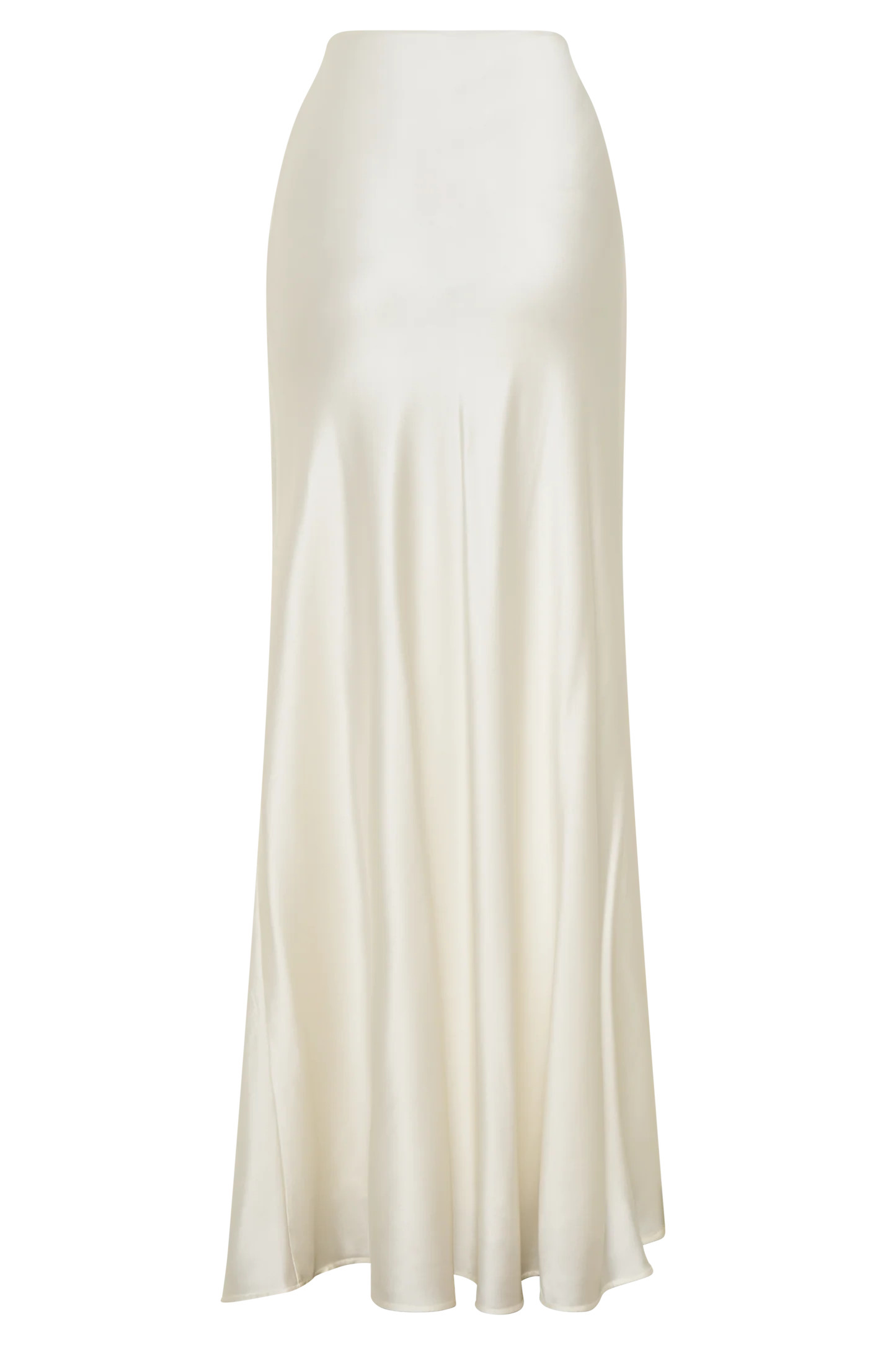 Sabrina Silk Blend Maxi Skirt - Ivory | Meshki (APAC)