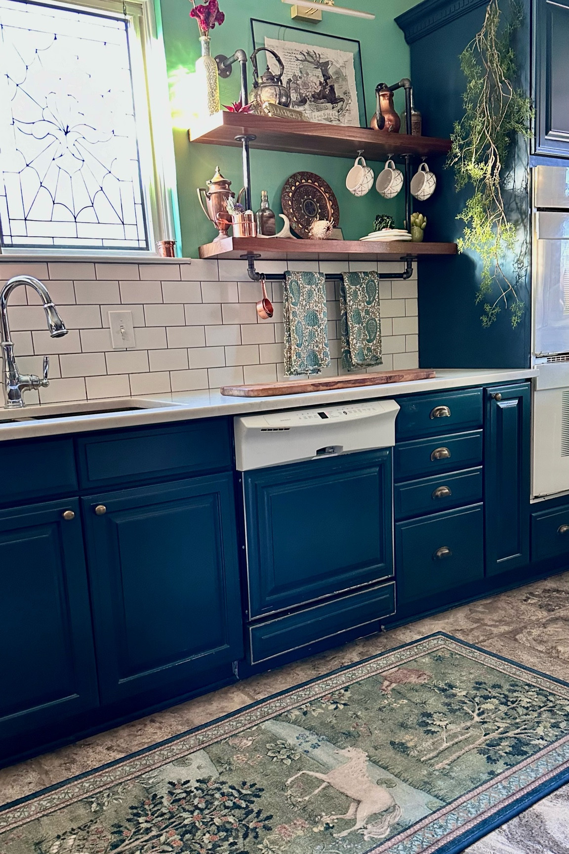 New William Morris Ruggable runner in the kitchen - just a touch of whimsy ✨

#LTKSeasonal #LTKHome