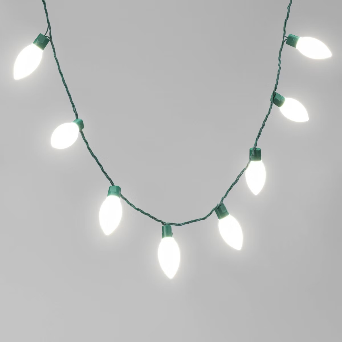 25ct LED C9 Classic Glow Indoor Outdoor Christmas String Lights with Green Wire - Wondershop™ | Target