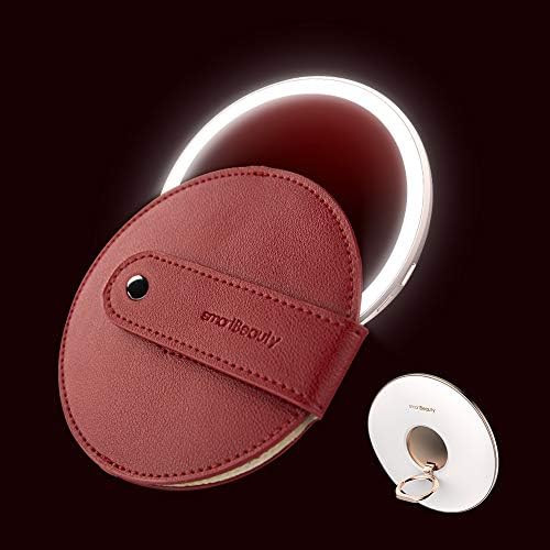 TOUCHBeauty Compact Travel Makeup Mirror Smart Sensor Lights, Upgrade Metal Material, 1x Magnificati | Amazon (US)