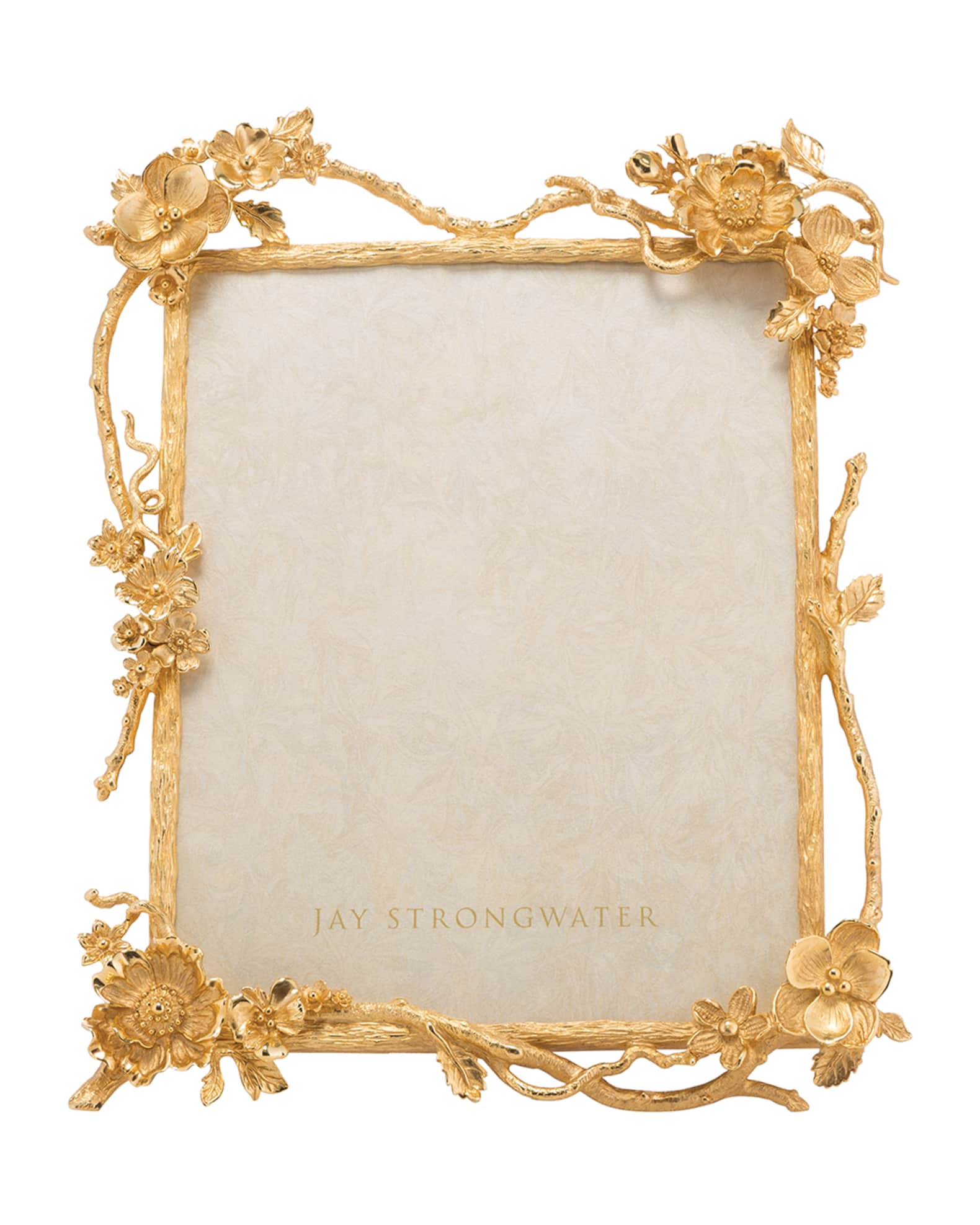 Jay Strongwater Floral Branch Picture Frame, 8" x 10" | Neiman Marcus