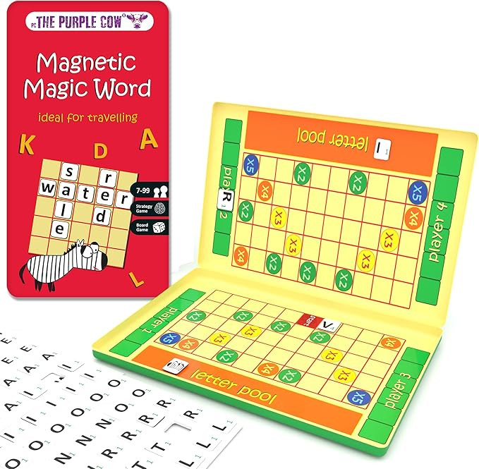 The Purple Cow- Magic Word Game with Magnetic Board. For kids and adults. Great for learning new ... | Amazon (US)