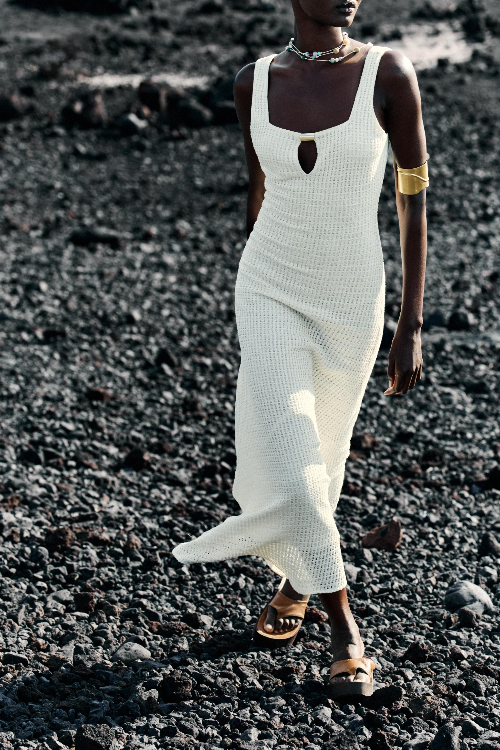 CROCHET MIDI DRESS | Zara US