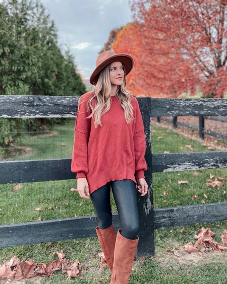 Free People inspired batwing oversized sweater in a gorgeous rust-red color. Comes in TONS of different colors. Sizes XS-XL. Currently on sale for $43.

#LTKfindsunder50 #LTKSeasonal #LTKstyletip