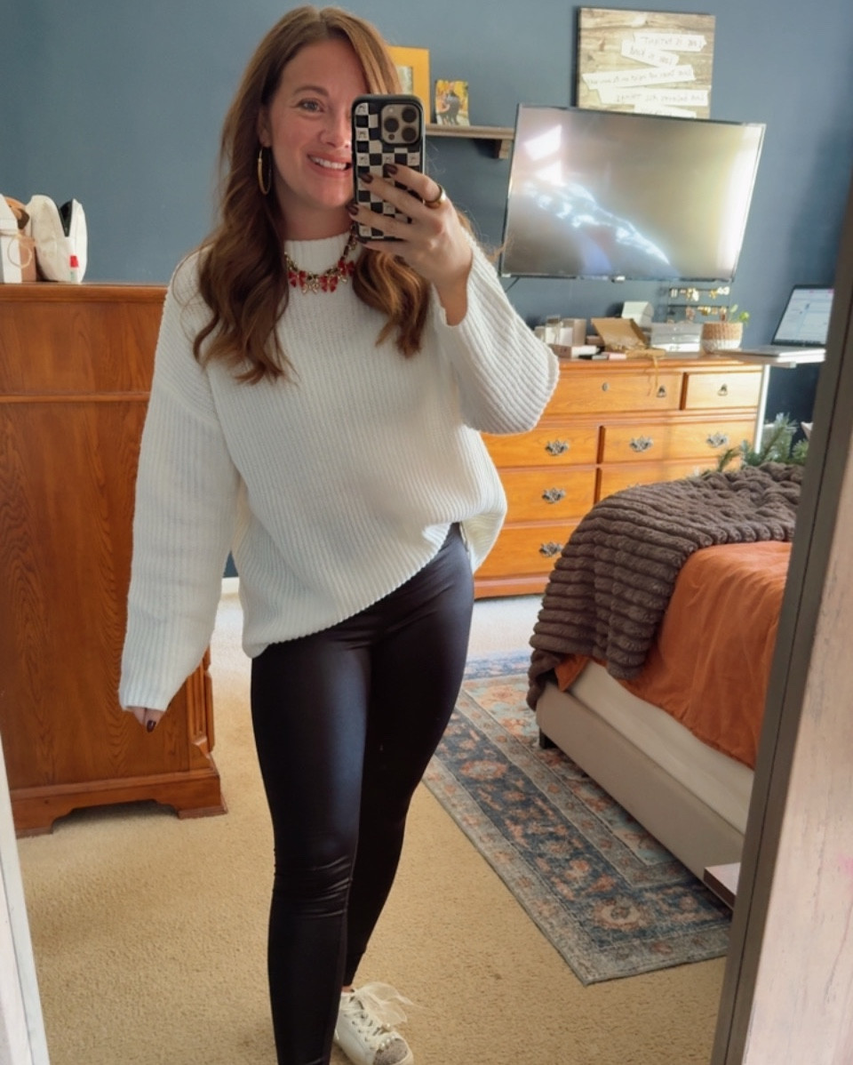 Comfy & achievable Thanksgiving looks! I’m wearing a small in all tops! And smalls or 4s in bottoms! 

#LTKCyberWeek #LTKmomlife #LTKHoliday