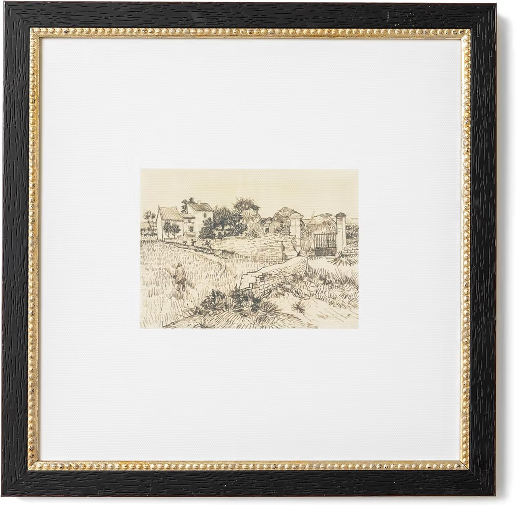 Petal Lane Antique Wall Decor - Framed Antique Decor - Make Your Own Gallery Wall Frame Set - Dark Academia Wall Decor - Canvas Wall Art with Vintage Frame (Tuscan Village) | Amazon (US)