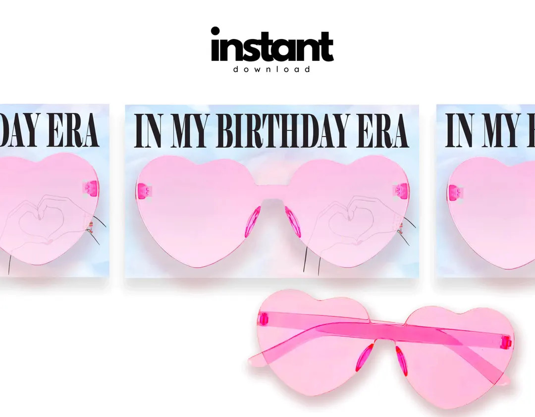 Eras Birthday Party Favor INSTANT DOWNLOAD - Affordable Birthday Party Favors for Girls - In my B... | Etsy (US)