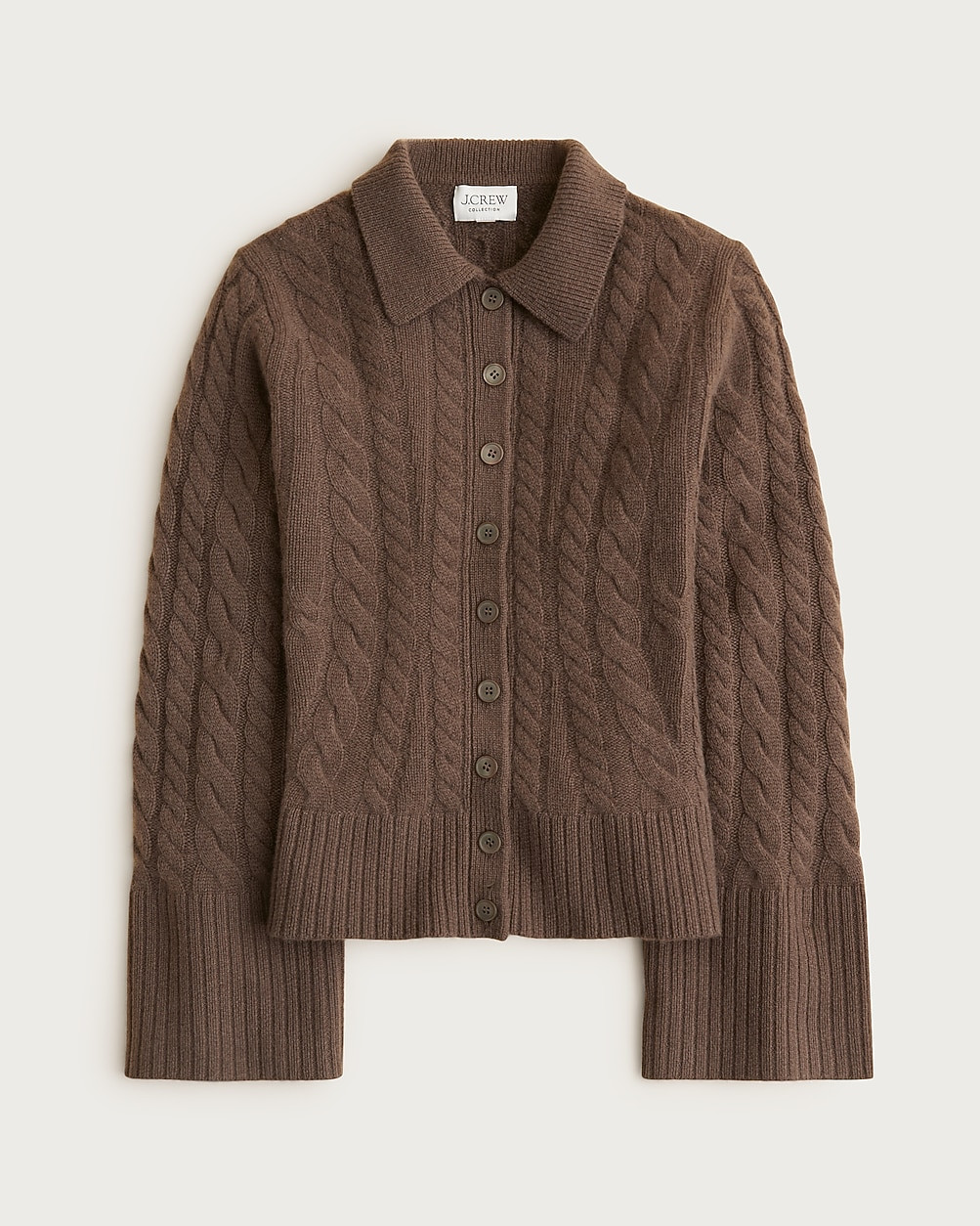 Collection cashmere twisted cable-knit cardigan | J. Crew US