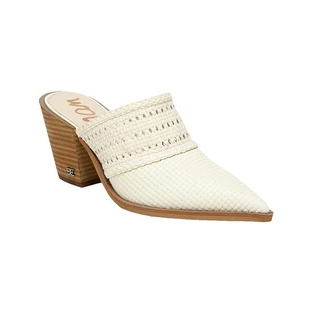 Sam Edelman Womens Lillianna Woven Stacked Heel Mules | Walmart (US)