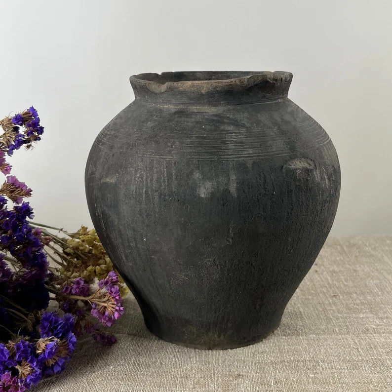 Ancient clay pot, Antique clay vessel, Rustic ceramic bowl, Pottery jug, Primitive rustic earthen... | Etsy (US)