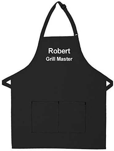 THE APRONPLACE Personalized Apron Embroidered Add Your Own Text, 2 Lines | Amazon (US)