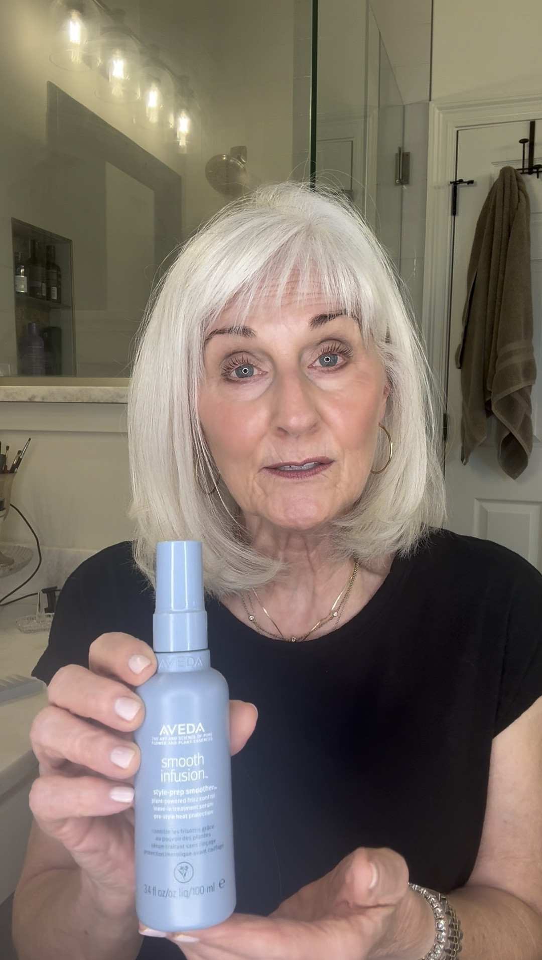 Ladies!!  Smooth Infusion really works on frizzy hair!

https://www.shopltk.com/explore/jeanne_caldarera_silver_linings

#LTKFindsUnder50 #LTKBeauty #LTKOver40