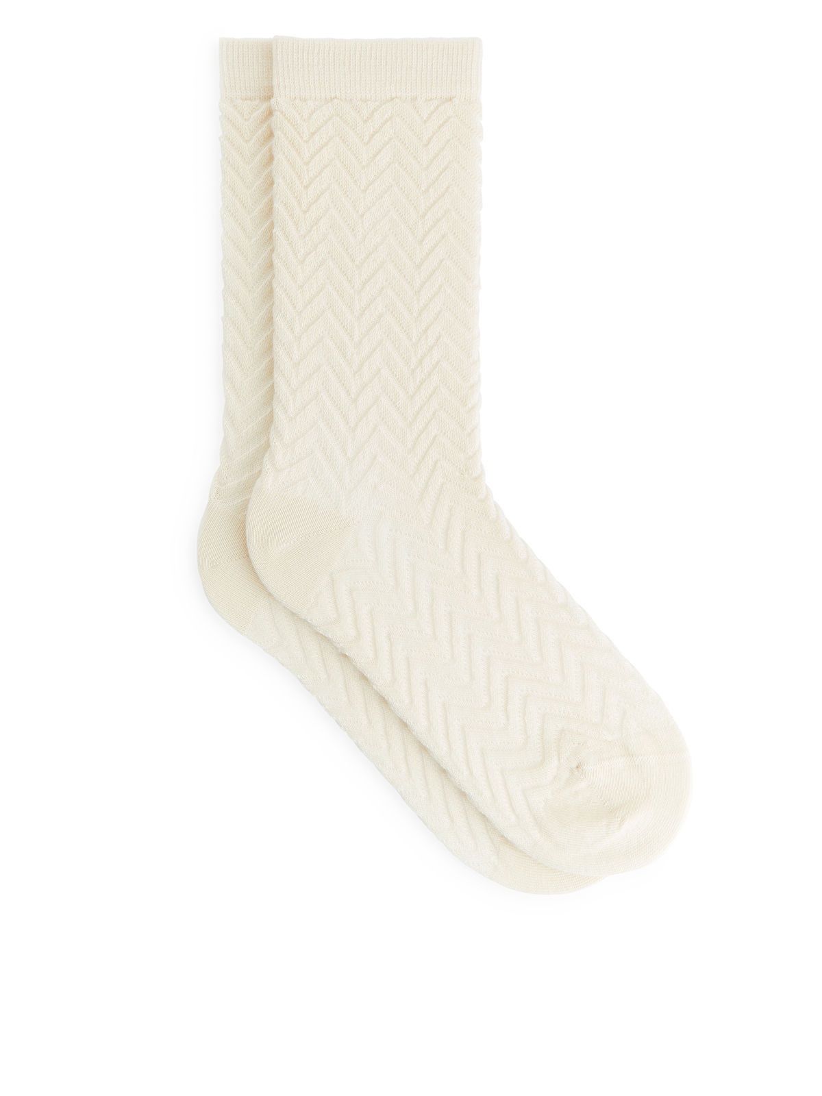Cotton Chevron Socks | ARKET (EU)