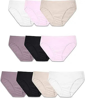 Fruit of the Loom Women's Tag Free Cotton Bikini Panties | Amazon (US)