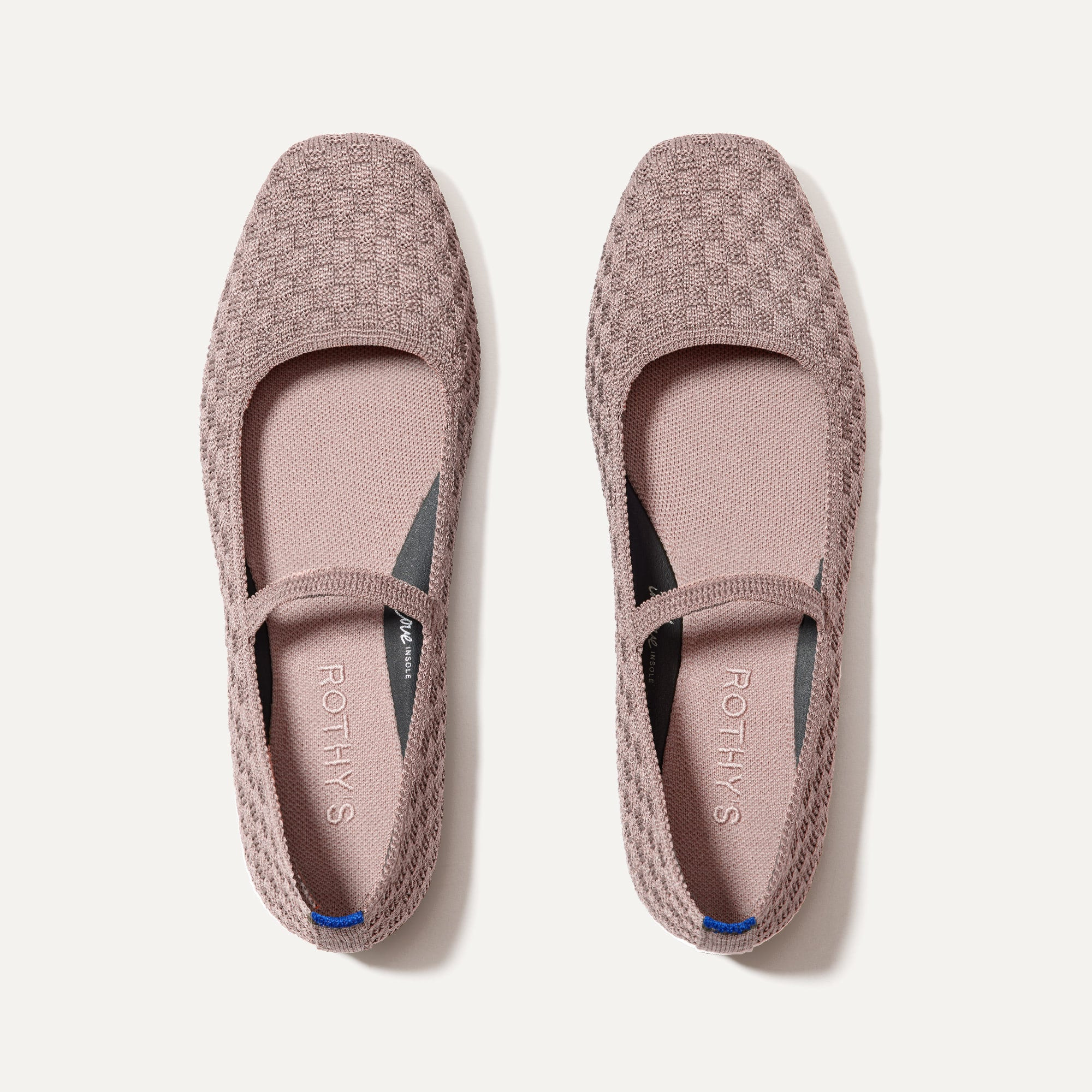 The Max Square Mary Jane in Dusty Lilac Basketweave | Rothy's | Rothy's