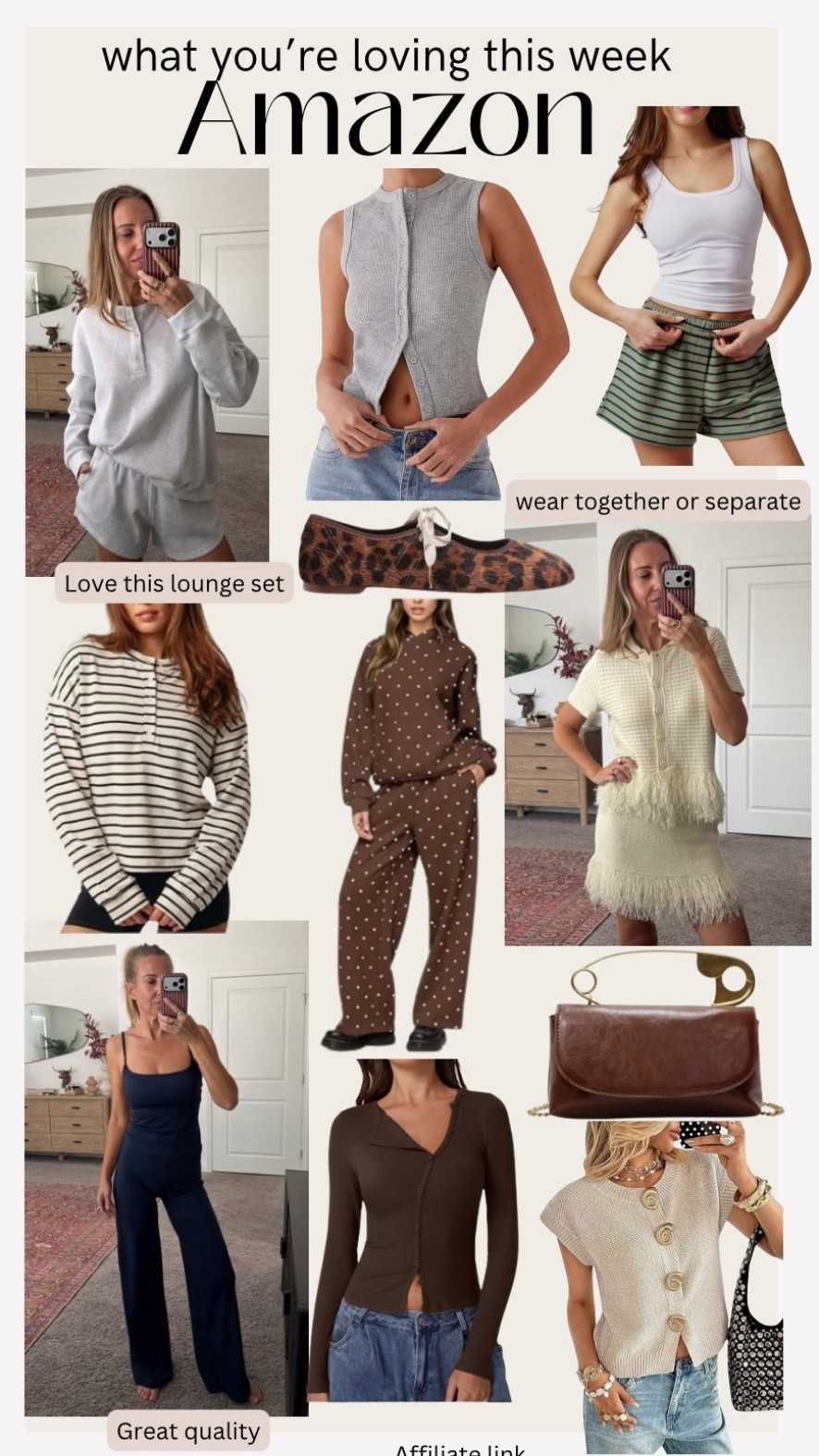 What you’re loving this week- Amazon

#LTKSaleAlert #LTKootd