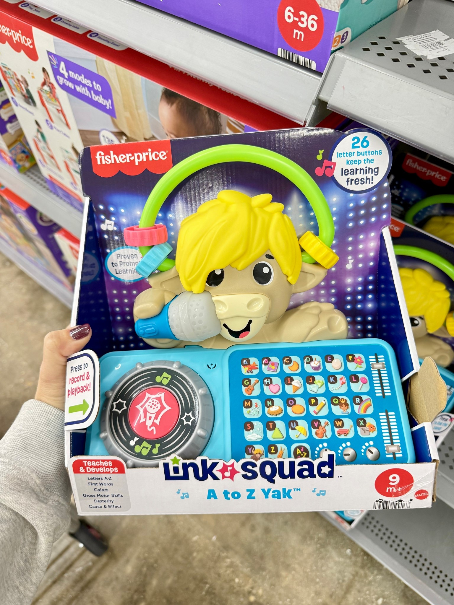 Fisher-Price Link Squad A to Z Yak Baby Learning Toy with Music & Lights, 9+ Months

#LTKKids #LTKHoliday #LTKGiftGuide