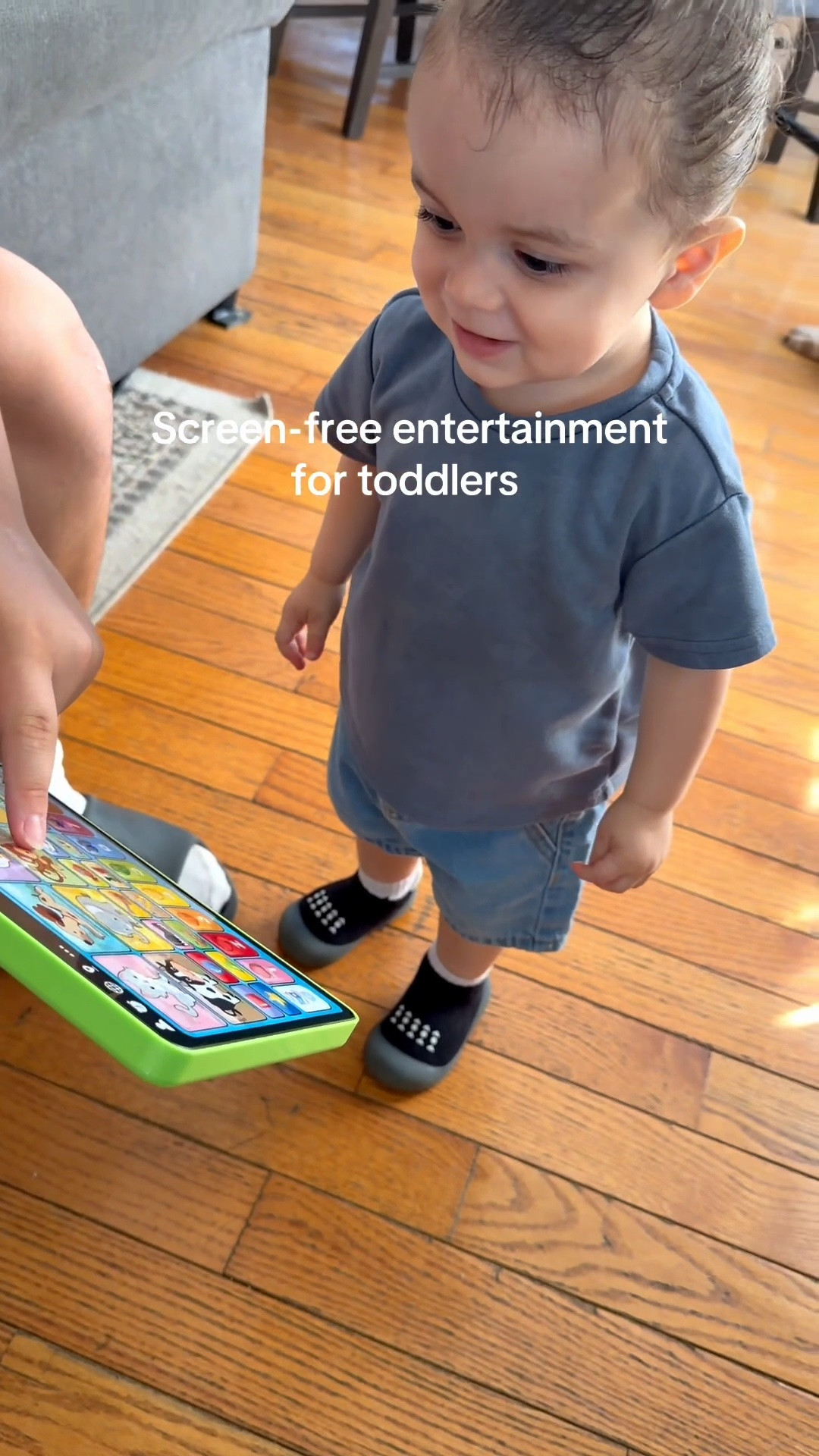 Trilingual screen-free learning tablet for your littles ♥️✨

This tablet teaches my toddler, shapes, the animals and their sounds, numbers and colors.

Perfect for car rides, travel, errands or just for everyday activities.

#toytablet #momlife #toddlermom #learning #EducationalToys

#LTKmomlife #LTKKids #LTKvlog
