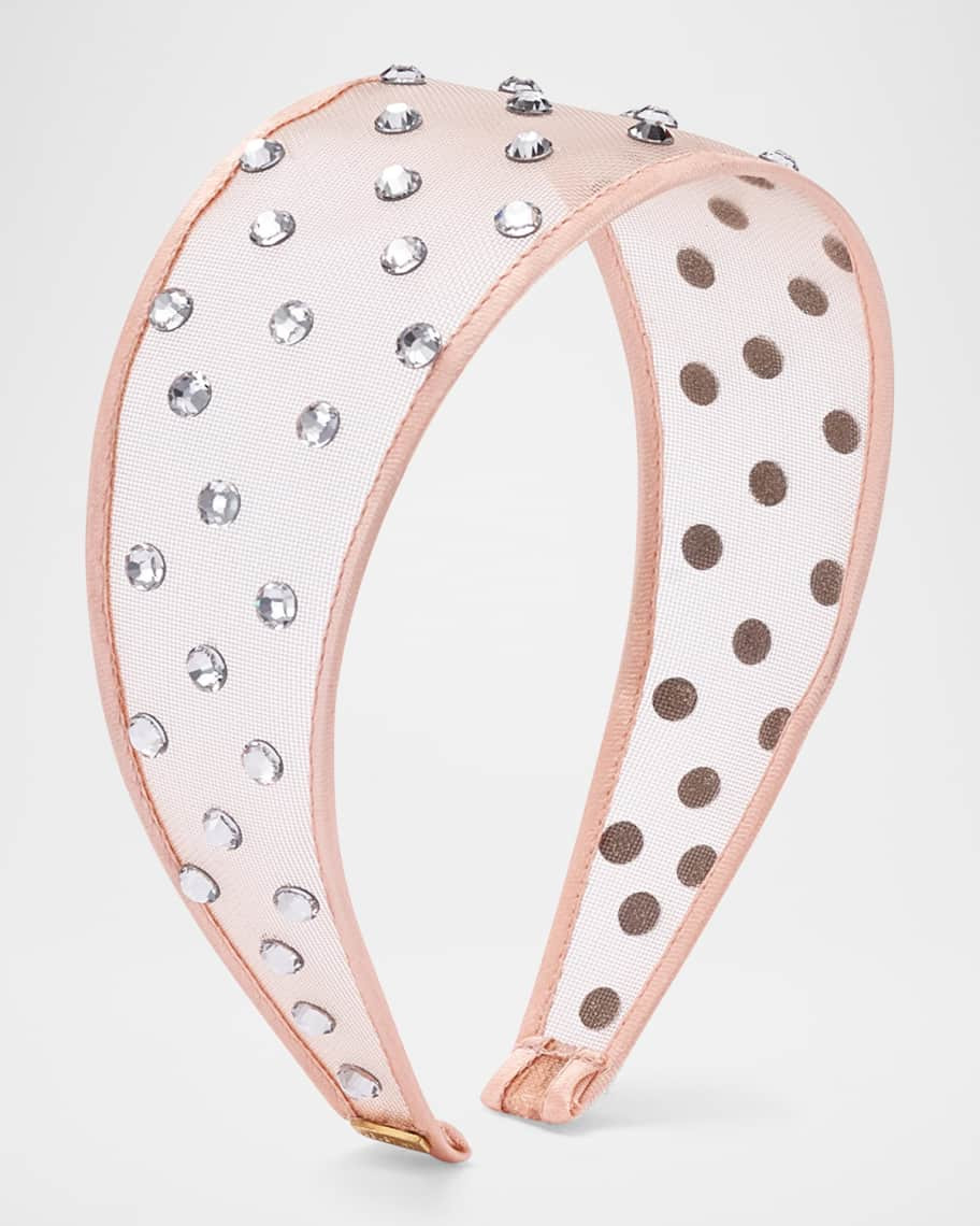 Giselle Sheer Embellished Headband | Neiman Marcus