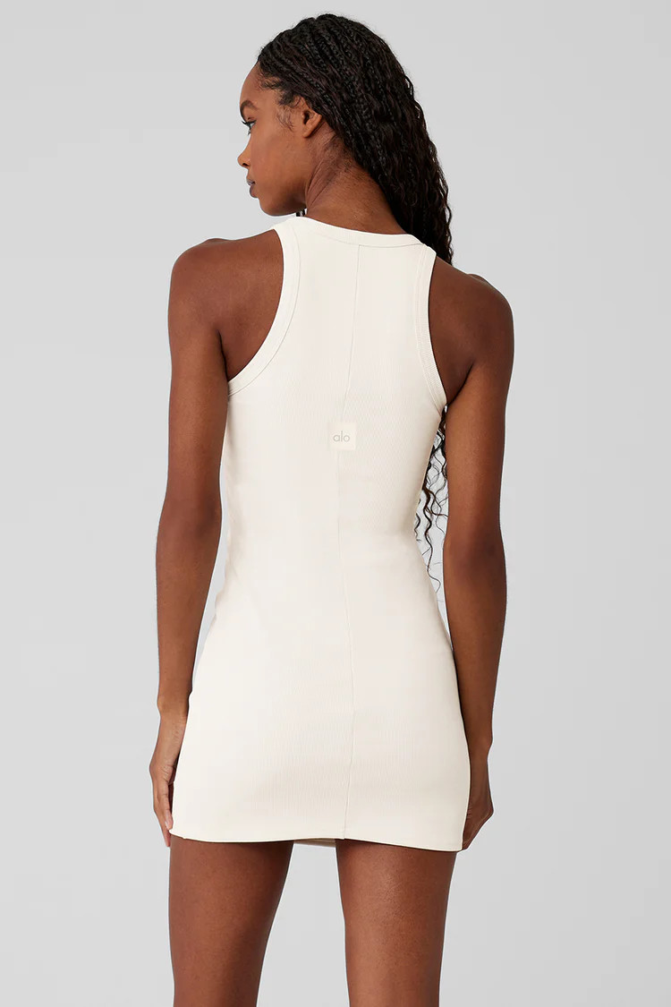 Goddess Ribbed Go-To Dress | Alo Yoga (US)
