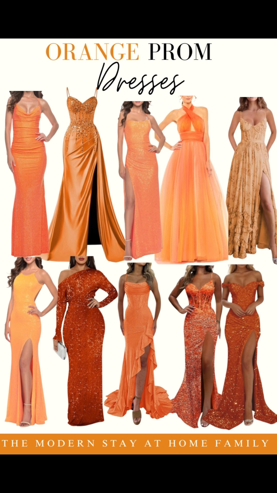 Make a bold entrance in the dreamiest orange prom dresses of the season 🧡 If you’re ready to stand out, these prom dresses 2026 styles bring the perfect mix of vibrant and elegant. From bright tangerine gowns to soft burnt orange and sunset-inspired shades, there’s a look for every vibe. Think long orange prom dresses in satin, sparkly sequin styles, fitted mermaid silhouettes, flowy chiffon skirts, and corset top details that feel both trendy and timeless. Whether you love strapless, one shoulder, or classic formal dresses, an orange prom dress is confident, fun, and totally unforgettable.

orange prom dresses, prom dresses 2026, orange prom gown, long orange prom dress, burnt orange prom dress, satin prom dress, sequin prom dress, mermaid prom dress, strapless prom dress, corset prom dress, formal dresses, classy prom dresses, elegant prom dress, prom night outfit, senior prom dress, bold prom look

#LTKMidsize #LTKBeauty #LTKWedding