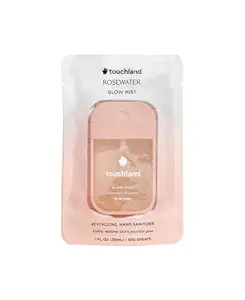 Touchland Glow Mist Revitalizing Hand Sanitizer Spray, Rosewater scented, 1FL. OZ. Travel Size | Amazon (US)