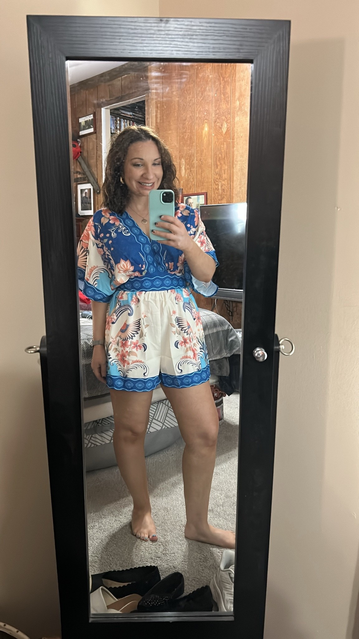 Cupshe romper - fits true to size wearing size small 

Code OH15 for 15% off $70
#cupshe #cupshepartner

#LTKootd #LTKSaleAlert #LTKPetite