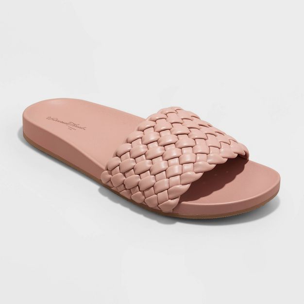 Women's Polly Woven Slide Sandals - Universal Thread™ | Target