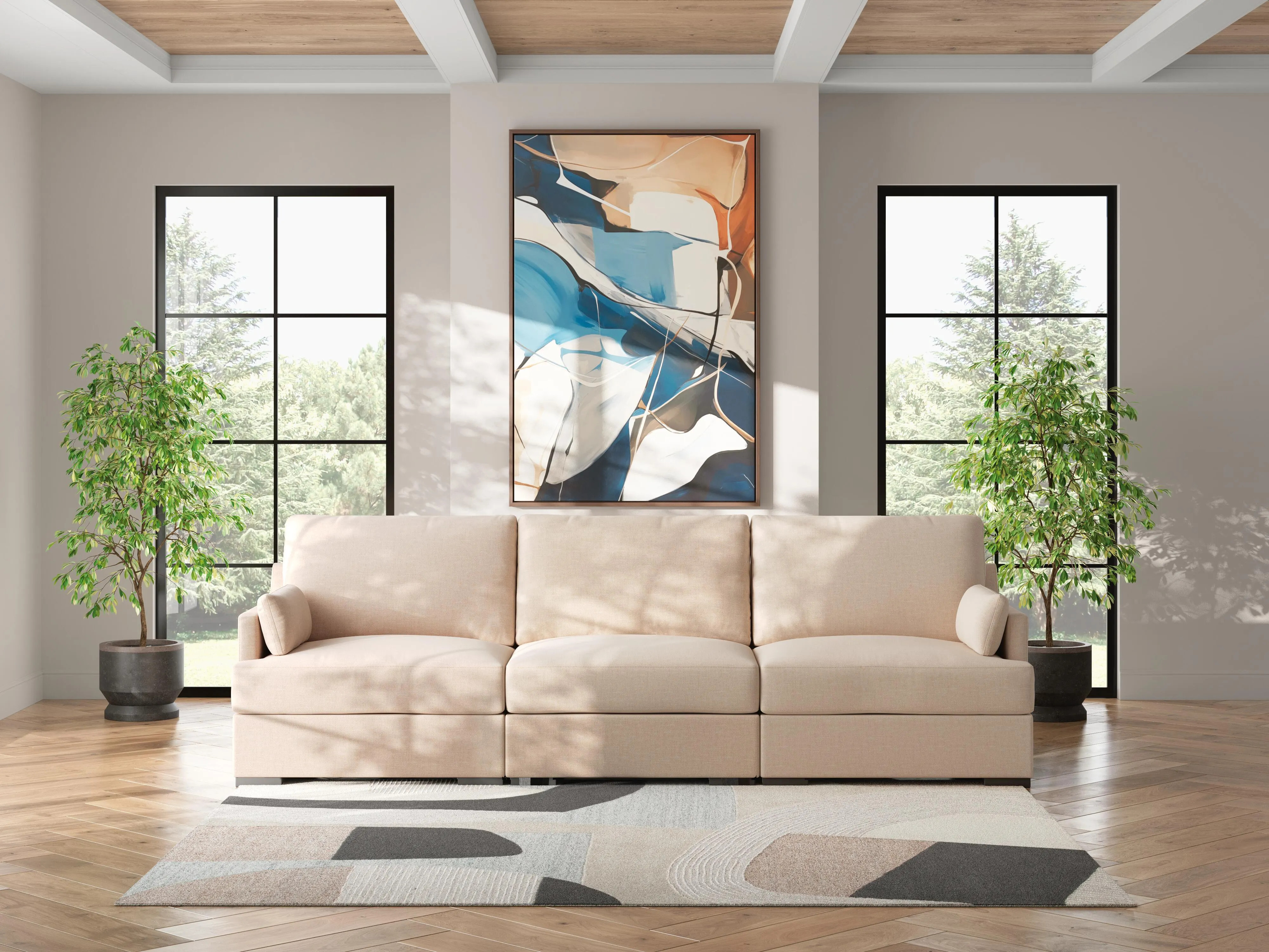 Regality 3-Piece Next-Gen Nuvella™ Performance Fabric Modular Sofa | Ashley